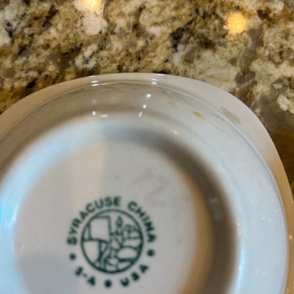 5 Vintage 1970 Syracuse China Berry/Desert Bowls Cherry Blossom Design - Picture 4 of 9